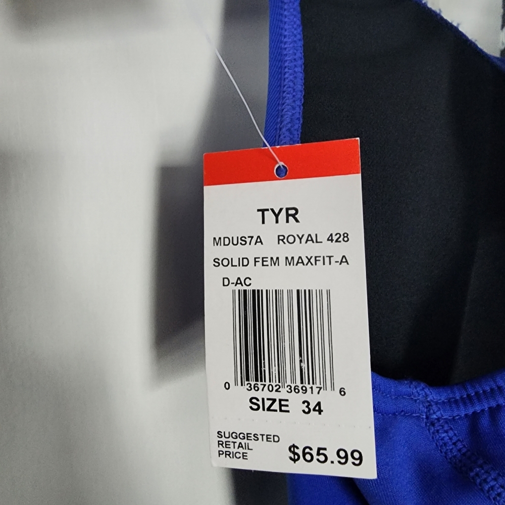 TYR One piece size 34